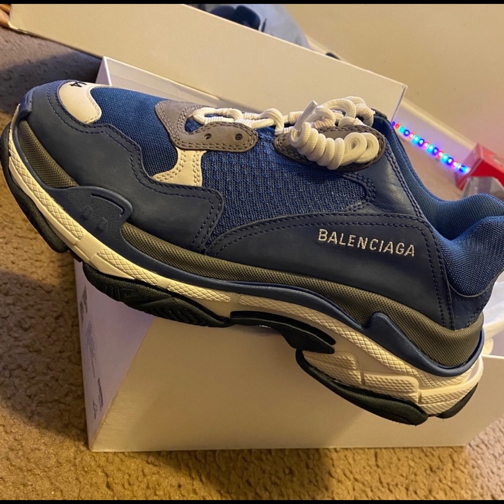 Balenciaga Triple S Navy